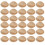 100 Unidades Tapones De Madera Para Orificios De Tornillo En 6