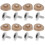 20 Unidades Ojos De Para Coser Accesorios Para 9