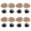 20 Unidades Ojos De Para Coser Accesorios Para 11