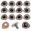 20 Unidades Ojos De Para Coser Accesorios Para 5