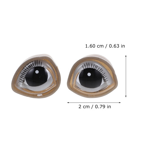 20 Unidades Ojos De Para Coser Accesorios Para 2