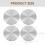 4 Unidades De Cubo De Para 45 Mm Aluminio 2