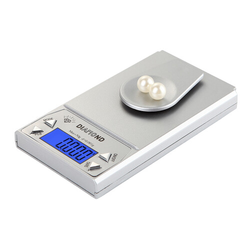 Digital Jewelry Scale 0.001g Silver Backlight LCD Pocket Scale 2