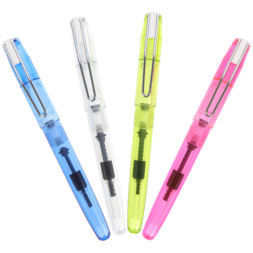4 Pièces Stylos Plume En Plastique Pour 2