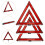 3 Pezzi Triangolo Sicurezza Riflettente 6