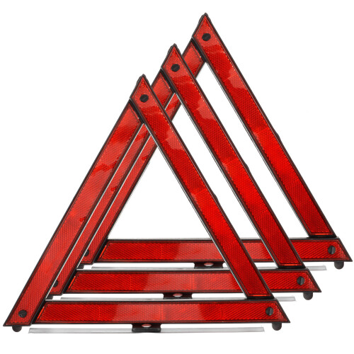 3 Pezzi Triangolo Sicurezza Riflettente 2
