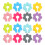 16 Pièces Marqueurs De Vin En Silicone Fleurs Couleurs 8