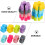 16 Pièces Marqueurs De Vin En Silicone Fleurs Couleurs 10