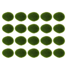 20 Pièces Décoration Plante Pierre Mousse Pour Aquarium Terrarium