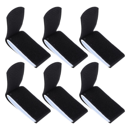 6 Pièces Sangles De Fixation Pour Snowboard Skateboard