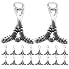 100 Pcs Antique Alloy Jewelry Charms Pendants For Craft Making Silver