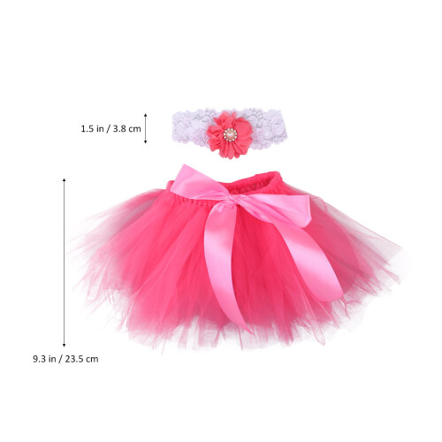 Costume Bébé Tutu Robe Nœud Avec -Tête Rouge 2