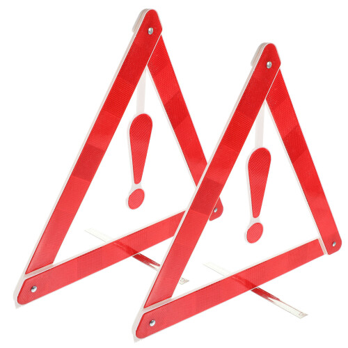 2 Pièces Triangle De D'urgence Pour 1