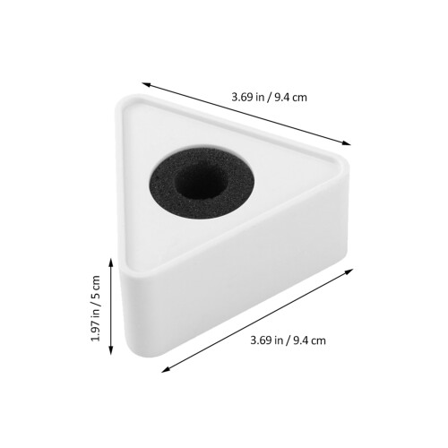 4 Pezzi ABS Microfono Triangolare per KTV 1