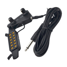 1Set Zwarte Pickup-Piezo Transducer Voor Gitaar En Banjo Geluid