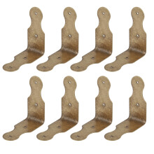 8 Pezzi Protezioni Angolari A Scatola Stile Con In Bronzo
