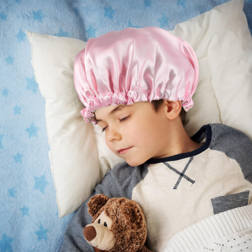 Satin Bonnet Doppio Reversibile Regolabile Per Rosa 2