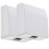 2 Pezzi Interruttore A Muro Bianco 86 Con E 4
