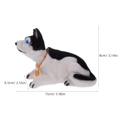 Decorazione Cane Che Scuote Testa, Addobbo Auto E (Husky) 2
