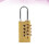 1 Pezzo Serratura Con Codice 4 5,7X2X1 Cm In Rame 8