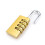 1 Pezzo Serratura Con Codice 4 5,7X2X1 Cm In Rame 2