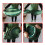 Rete Automatica Pieghevole In Per Gamberi Verde 50 Cm 2