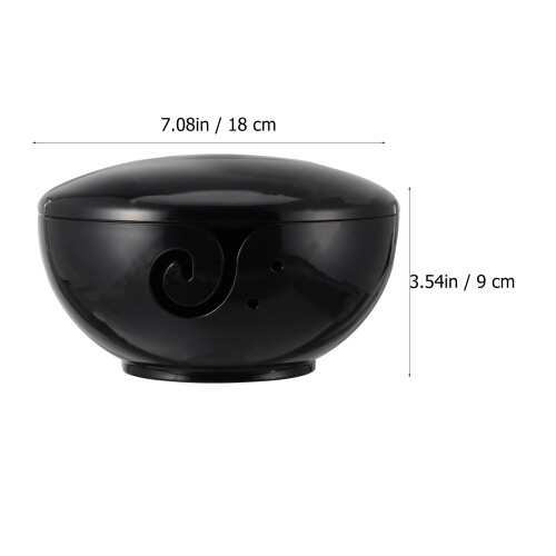 Plastic Yarn Bowl Con Per E Uncinetto 1