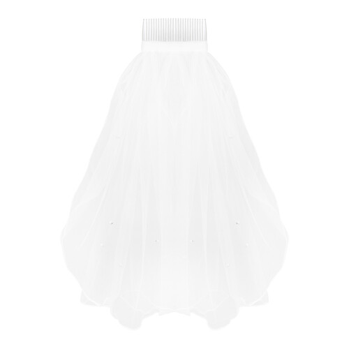Sposa In Tulle Con E Pettine Per