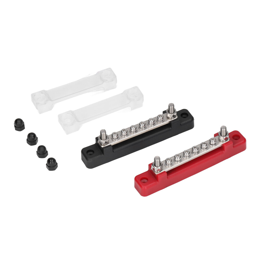 Power Distribution Terminal Block Battery Bus Bar Set 6P 25A 7641357276927
