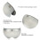 Motorcycle Helmet Visor Silver Retro Design with Adjustable Buckle 10