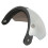 Motorcycle Helmet Visor Silver Retro Design with Adjustable Buckle 12