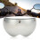 Motorcycle Helmet Visor Silver Retro Design with Adjustable Buckle 14
