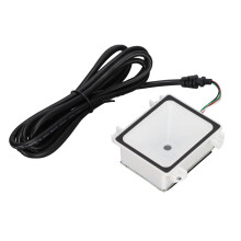 2D Wired Barcode Scanner USB Infrared Auto Sensing Desktop, 61x48x24mm