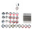 12Pcs Anti-Fall Dart Set with Sharp Stainless Steel Tips 20g 16