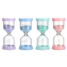 Kleines tragbares Sanduhr-Set 4,2 x 9,8 cm Grün/Blau