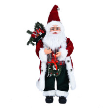 Xmas Santa Claus Figurines Standing Santa Claus for Doll-M