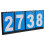 Tabletop Scoreboard Flipper Anzeigetafeln Tragbar 7