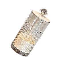 Elegant Cosmetic Brush Storage with-Milk white Silver Planet