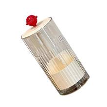 Stylish Makeup Tool Holder With-Milk white Red Planet
