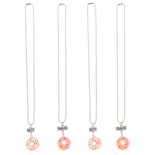 2 Sets Vriendin Ketting Donut Hanger Sieraden 1