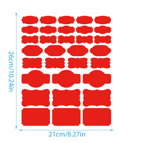 Paper Paper Sticker Blank Writable Labels for-Light purple 1