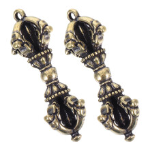 2St Gouden Ritueel Tibetaans Amulet, Veelzijdige Vajra Hanger