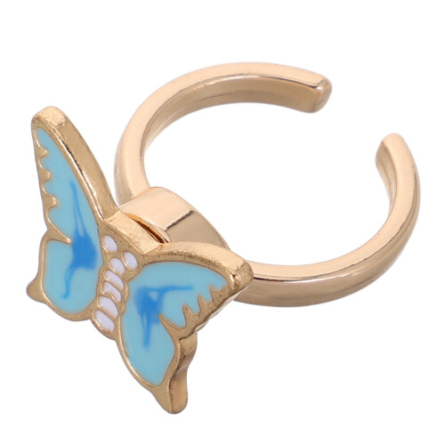 Blauwe Fidget Ring Kinderen Decor Draaiend Stressverlichting