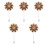 5St Decoratieve Lapel Pin, Bloemaccessoire Herenkostuum 3