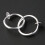 8St Open Lip Oorring Lichaamspiercing Sieraden 2