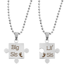 2 Lover Halsketting Hanger Creatieve Sieraden