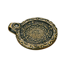 Eight-Diagram Hanger Retro Messing Geschenk Hangende Ketting