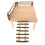 Raindrops Wood Hamster Platform Resting Place Multi Small Pets 1 Set 5