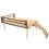Raindrops Wood Hamster Platform Resting Place Multi Small Pets 1 Set 7