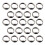 100Stück O-Ringe Dichtungsring Flugring Wellenring Metallflugring 1